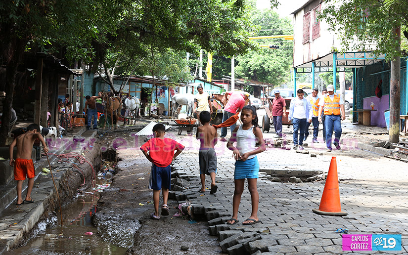Alcaldía de Managua realiza limpieza en puntos afectados por lluvia (+FOTOS)