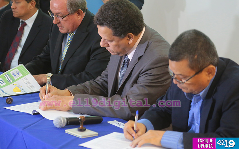 Ingenieros y arquitectos nicaragüenses firman convenio marco de cooperación