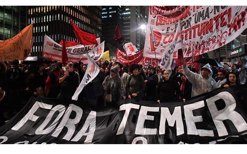 Brasil: Movimientos populares convocan a reclamar salida de Temer