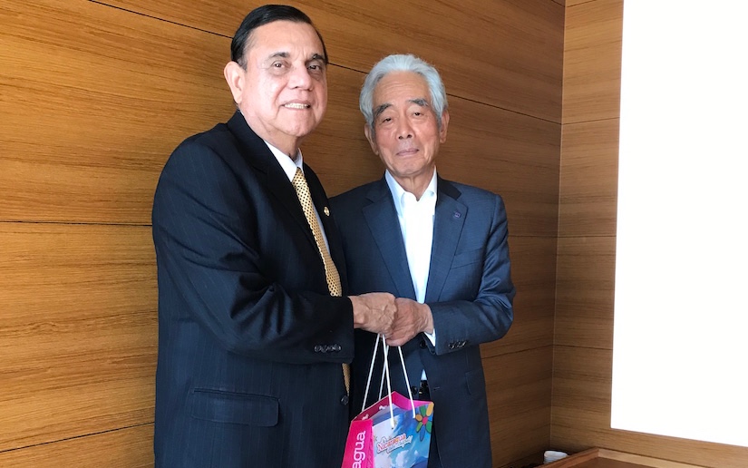 Embajador Arana sostiene encuentro con Presidente de la Asociación de Amistad Japón-Nicaragua