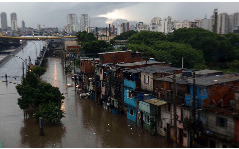 Seis muertos y miles de afectados por fuertes lluvias en Brasil