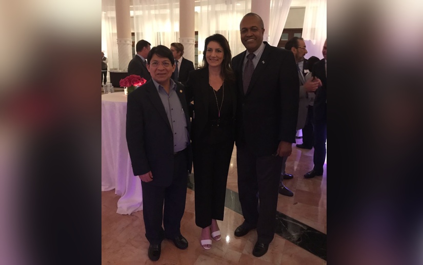 Delegación nicaragüense participa en recepción del BID con Cámara de Comercio EEUU