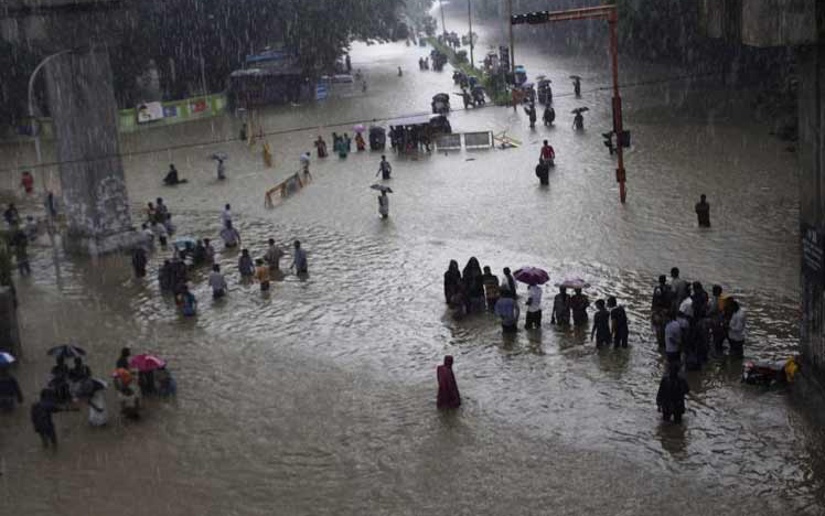 Más de medio millón de afectados por lluvias en la India y Bangladesh