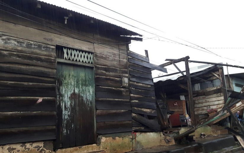 Colapsa vivienda en Chinandega