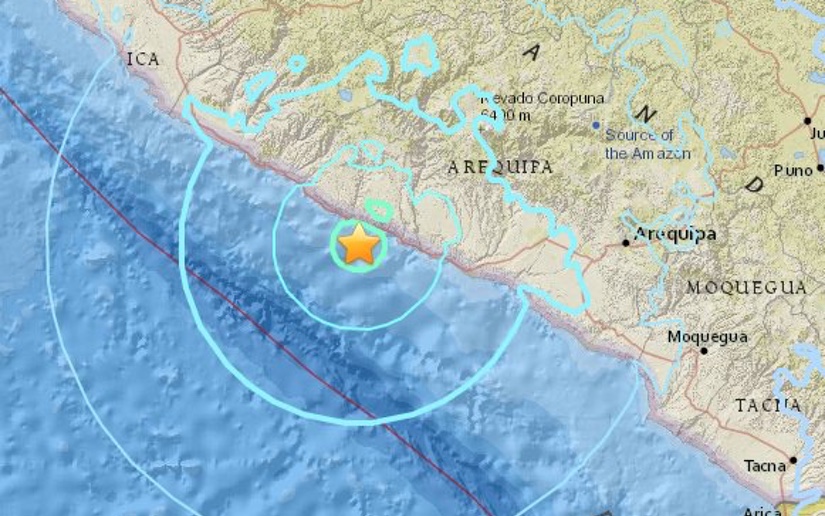 Fuerte sismo sacude costas de Perú