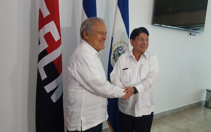 Presidente Sánchez Cerén llega a Nicaragua a celebrar 38 años de triunfo de la Revolución
