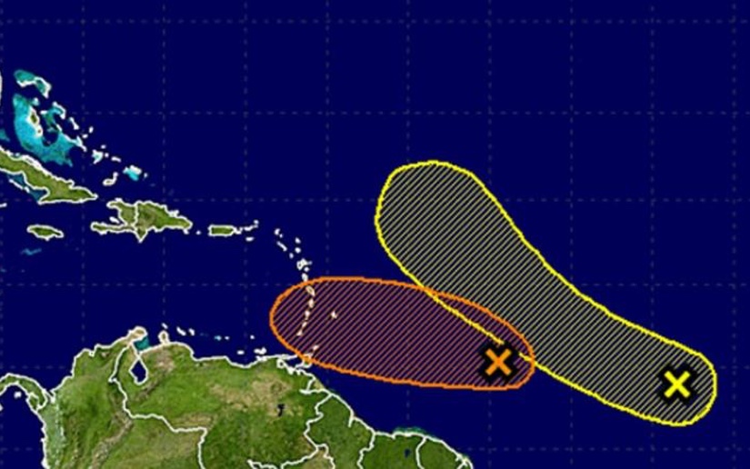 Tormenta tropical 'Don' se debilita en su avance hacia el Caribe