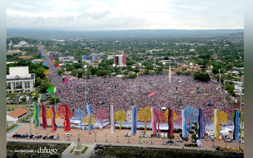 Que Viva Nicaragua en Victorias, en Triunfos de la Mano de Dios!