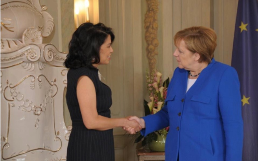 Nicaragua saluda a la Canciller de Alemania, Angela Merkel