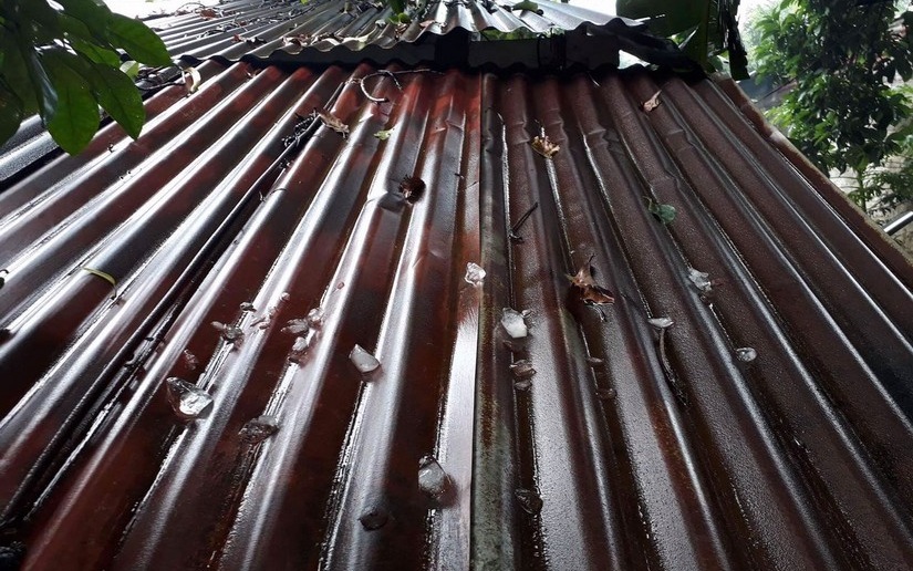 Cae granizo en El Viejo, Chinandega