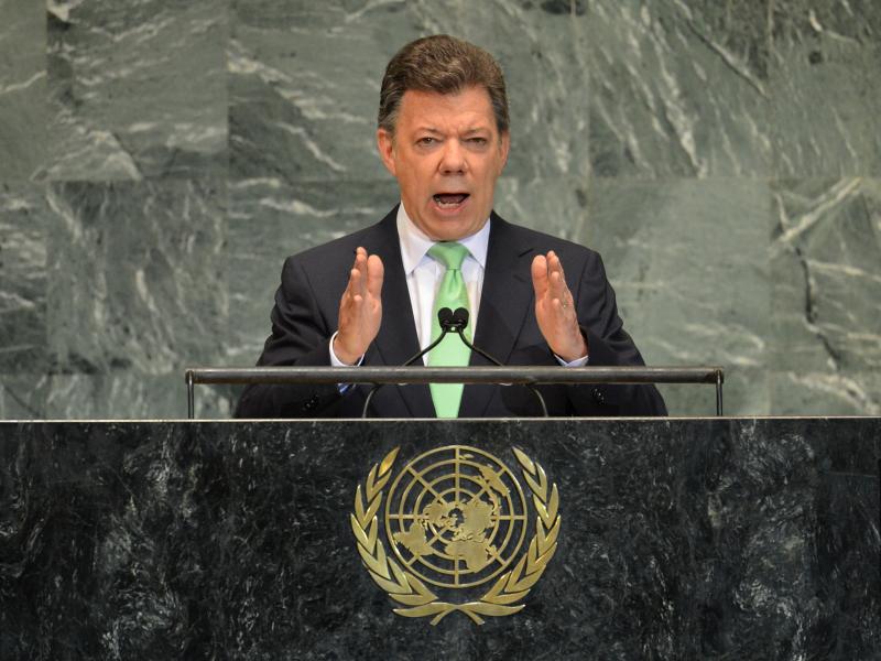 Santos evade hablar de Nicaragua ante la ONU