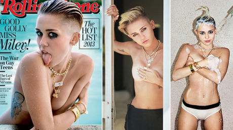 Miley Cyrus seduce con desnudo para revista Rolling Stone