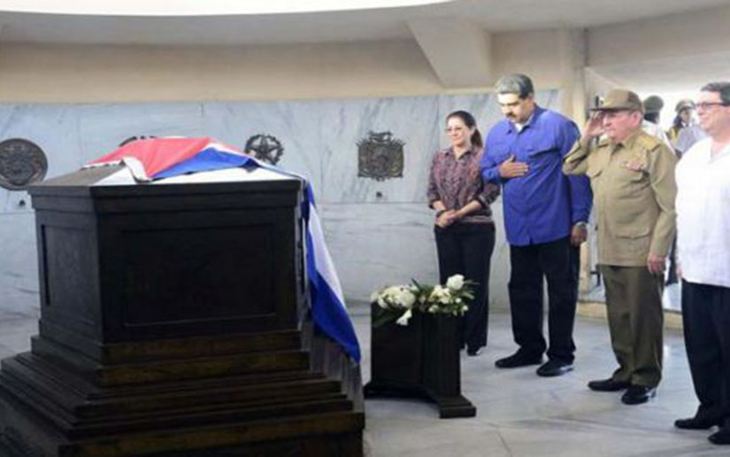 Presidente Maduro rindió homenaje a Fidel Castro en Santiago de Cuba