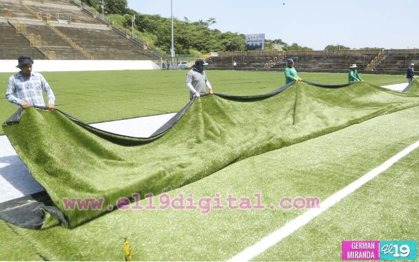 Estadio Nacional de Fútbol de Nicaragua contará con una grama sintética única en Centroamérica