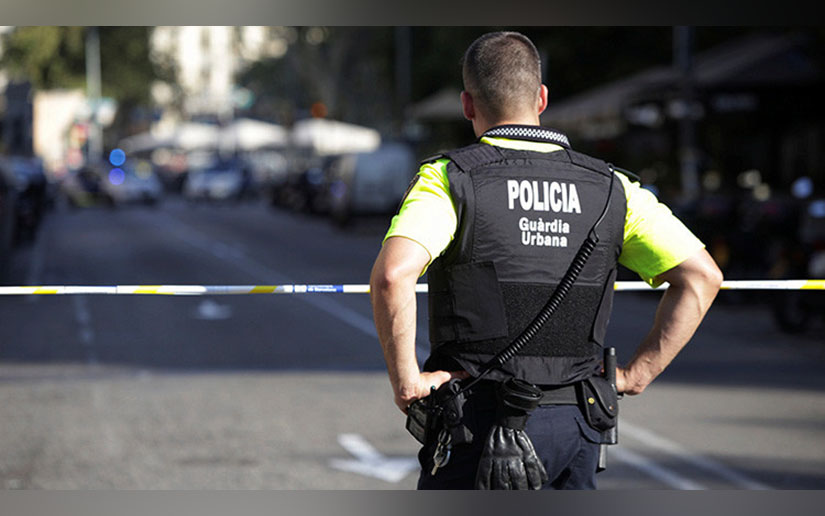 Abaten a un hombre con un cinturón de explosivos en Cataluña