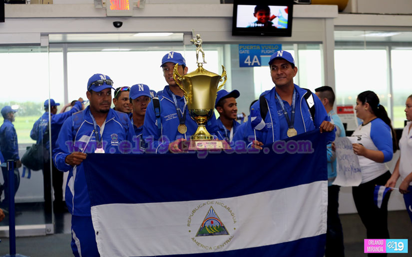 Pequeños gigantes de la Sub 14 retornan a Nicaragua victoriosos con el oro
