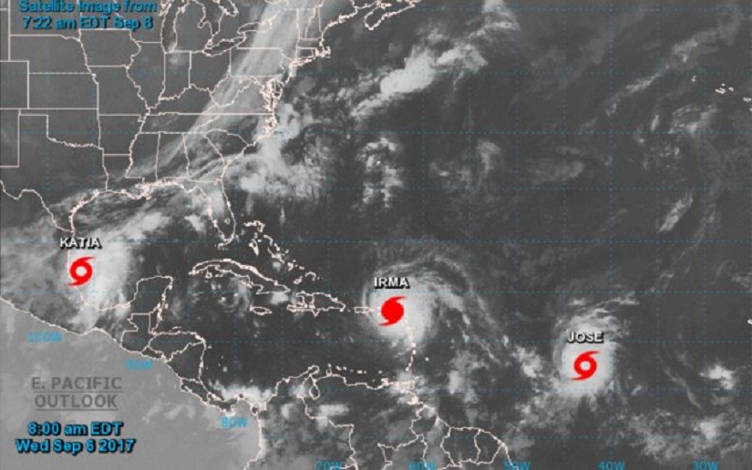 Tormenta tropical José se transforma en huracán en el Atlántico