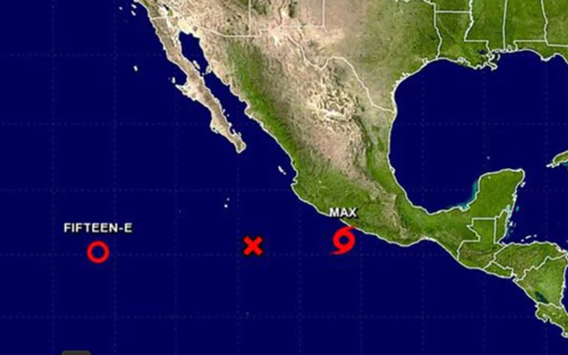 Alerta en México por la formación de la tormenta tropical Max en el Océano Pacífico