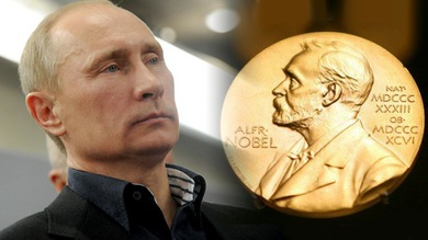 Presentan la candidatura de Putin al Premio Nobel de la Paz