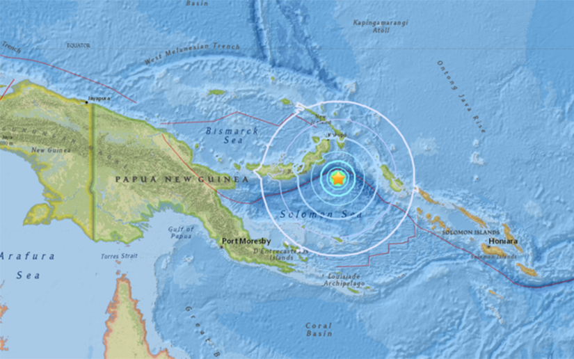 Un fuerte terremoto de magnitud 6,0 se produce cerca de Papúa Nueva Guinea