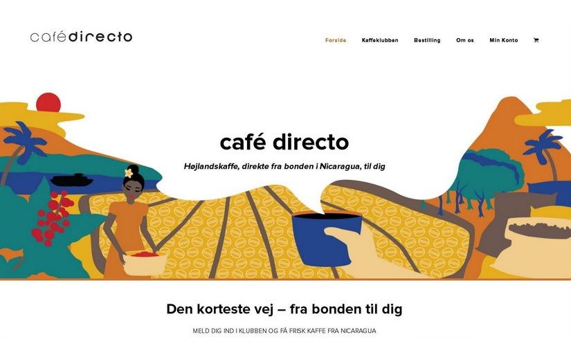 Directo, café nicaragüense al mercado danés