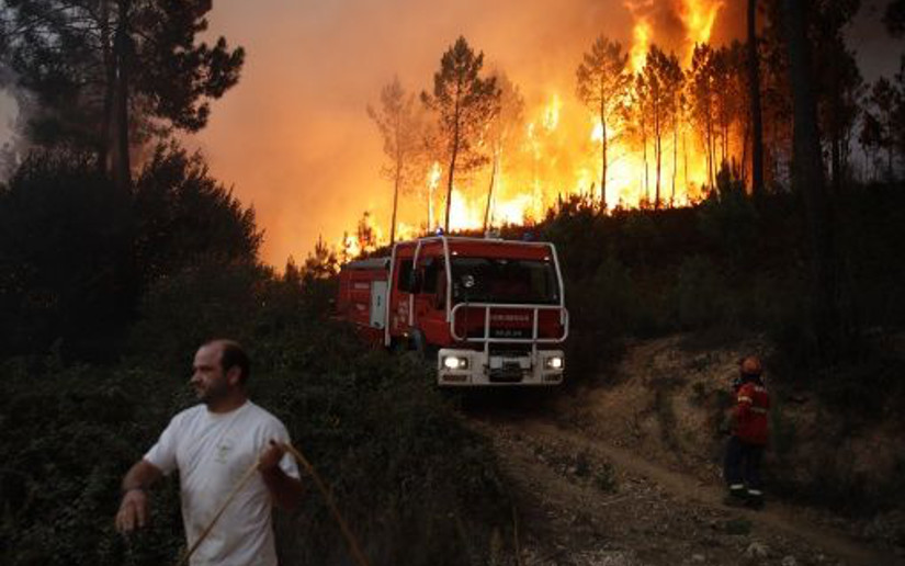 Protección Civil reporta seis grandes incendios en Portugal
