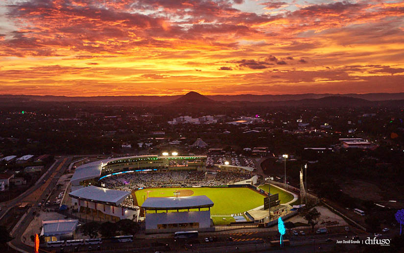 Espectaculares imágenes aéreas del nuevo Estadio Nacional de Béisbol