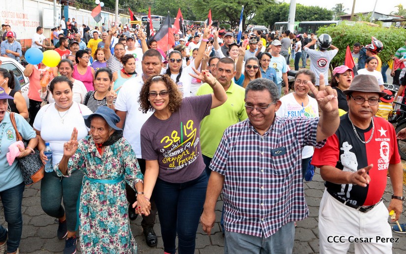 Managua se desborda para ratificar su respaldo al FSLN en cierre de campaña electoral