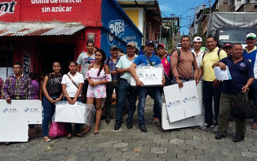 Paz y armonía en traslado de material electoral en Boaco