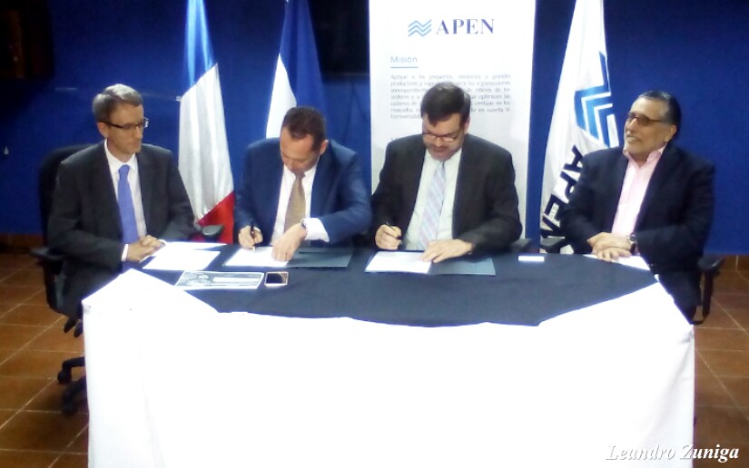 Firman acuerdo de colaboración empresas de Nicaragua y Francia