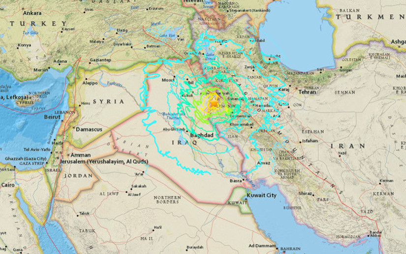 Terremoto de magnitud 7,2 sacude Irán e Irak   