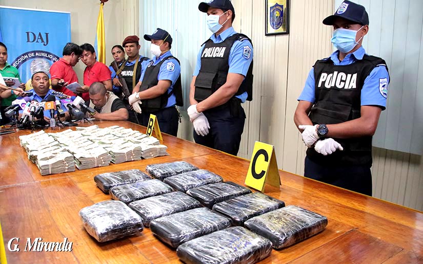 Policía Nacional incauta droga y dinero al narcotráfico