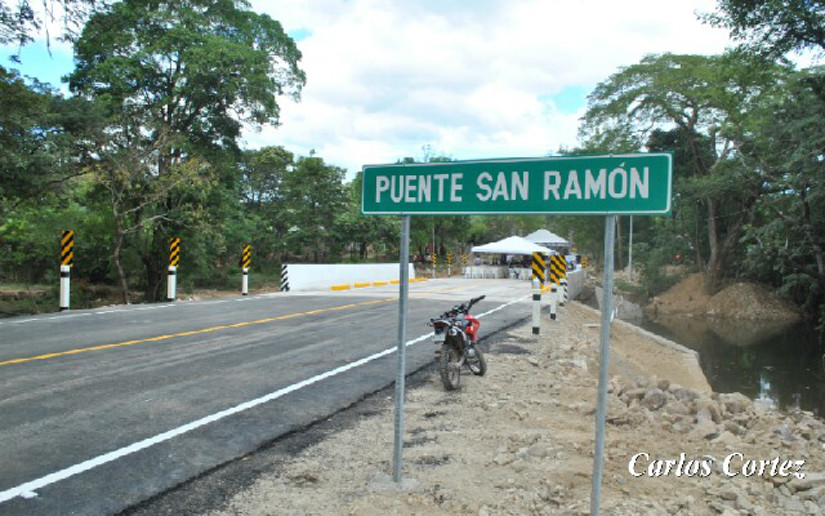 Inauguran Puente San Ramón en El Sauce