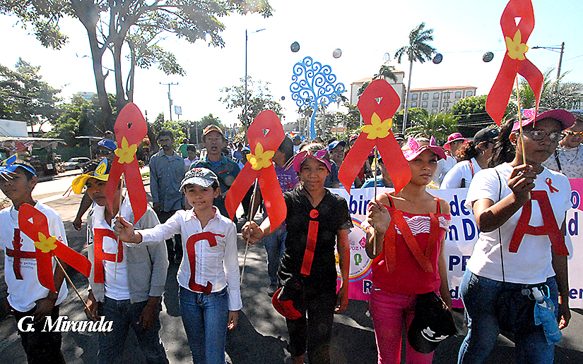 Nicaragua se suma a la jornada de solidaridad con las personas portadoras del VIH