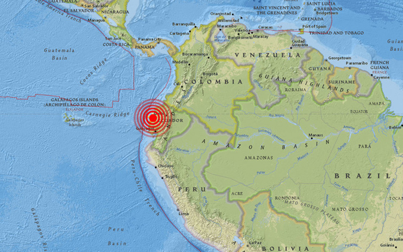 Se registra un sismo de magnitud 6,0 en Ecuador