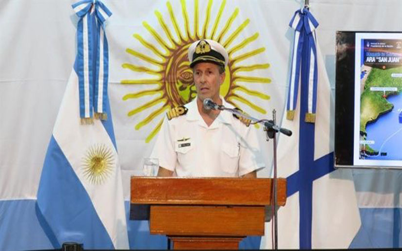 Detectan una falla previa en submarino argentino desaparecido