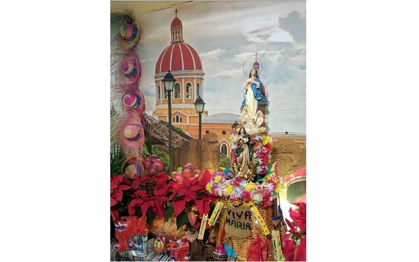 Nicaragüenses en Estados Unidos celebran la Purísima