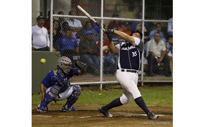 Guatemala vence a Nicaragua en Sóftbol