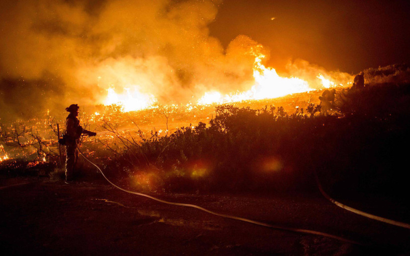 California: “Cayó un torbellino de fuego y no pudimos hacer nada”   