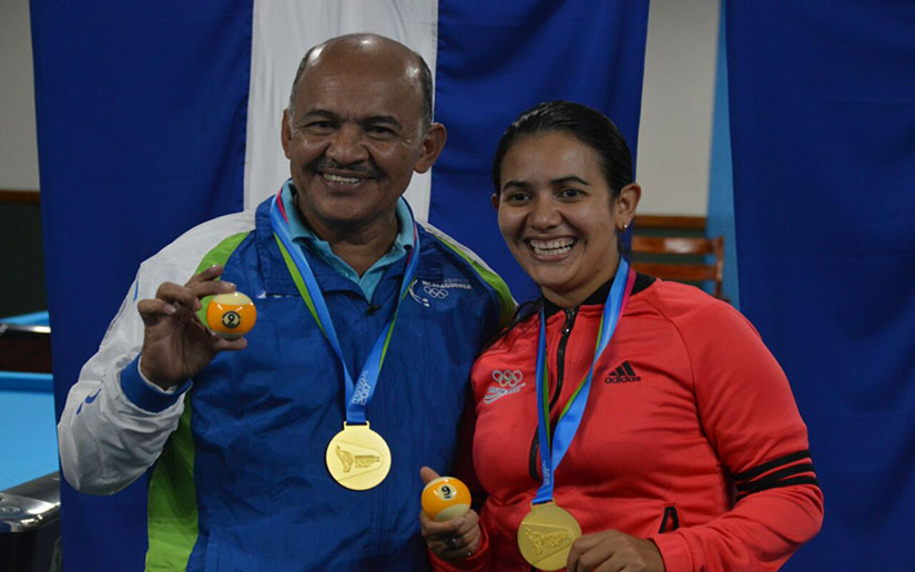Medalla de oro en Pool bola 9 para Nicaragua