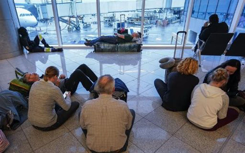 Falla eléctrica paraliza aeropuerto de Atlanta por 9 horas