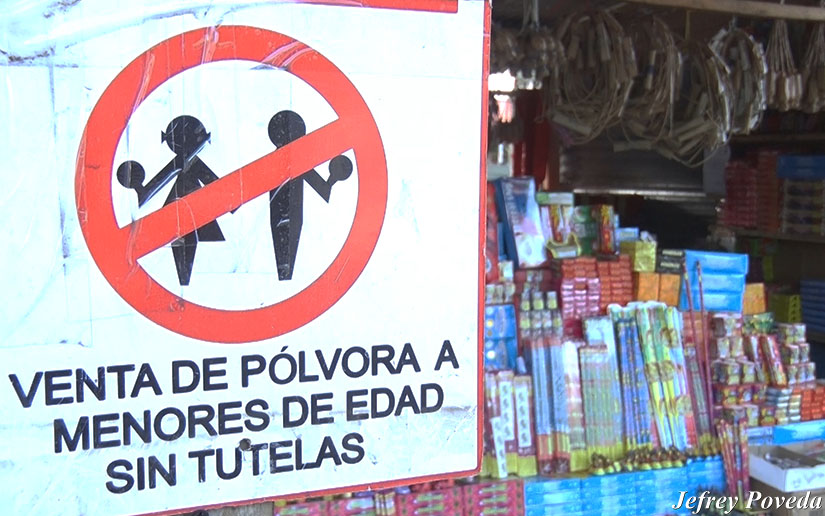 Evite quemaduras con pólvora esta Nochebuena