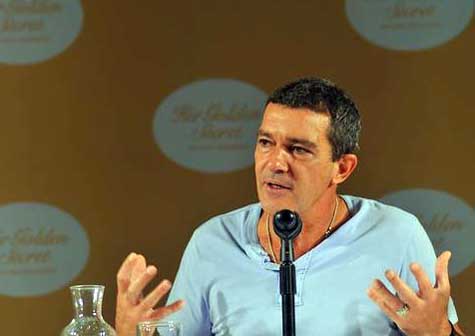 Antonio Banderas habla en Chile sobre película de 33 mineros 