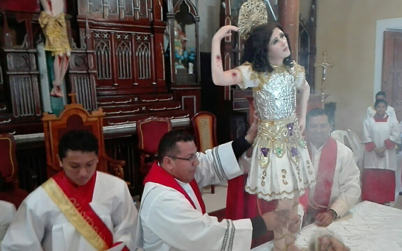 EN FOTOS: Bajada del Santo Patrono San Sebastián en Acoyapa