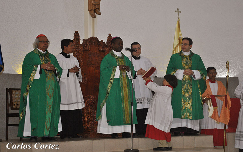 Nuncio Apostólico se despide con un tierno mensaje al pueblo desde Catedral de Managua