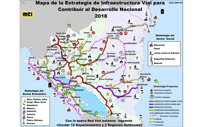 Listo Mapa de Infraestructura Vial
