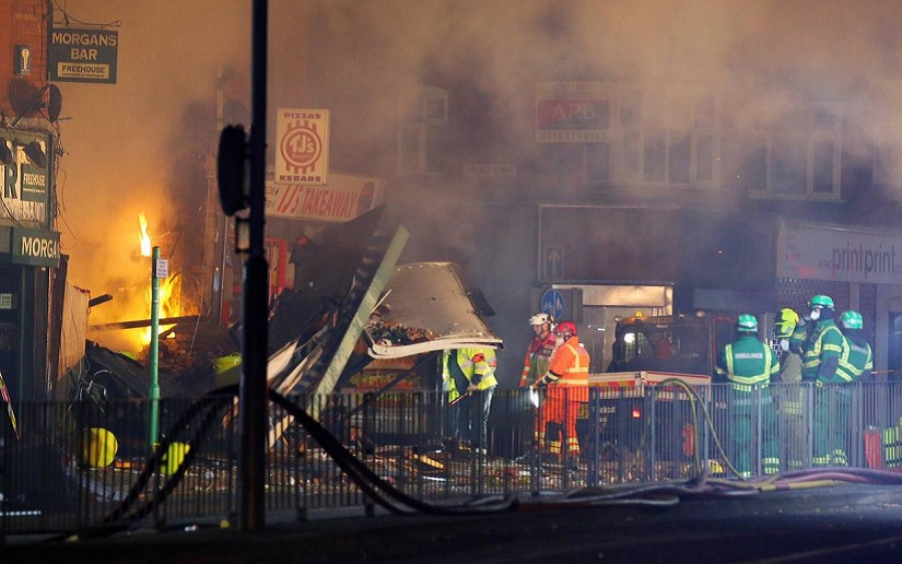 Cinco muertos en una gran explosión en la ciudad inglesa de Leicester