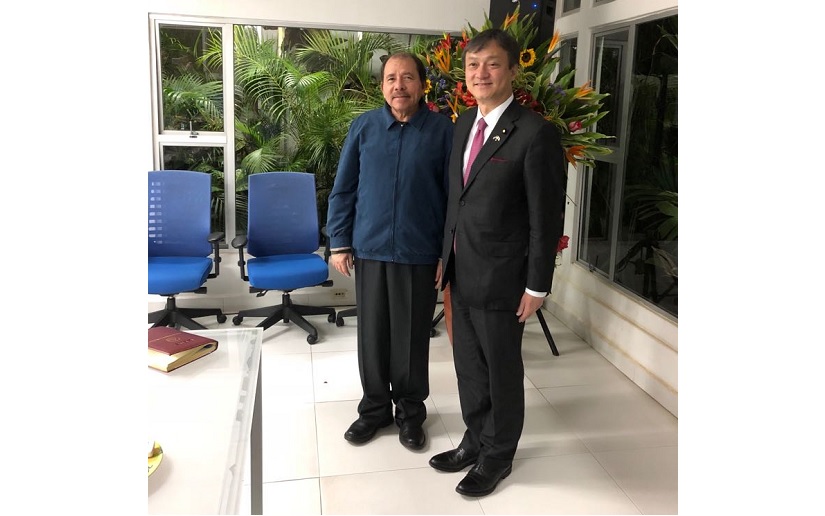 Presidente Daniel se reúne con el Viceministro Parlamentario para Asuntos Exteriores de Japón