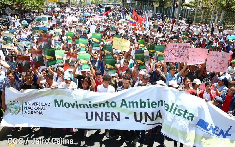 Juventud nicaragüense unida por la Reserva Indio Maíz