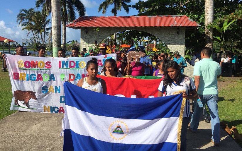 Realizan caminata en #AmorANicaragua #GanamosEnIndioMaiz en San Juan de Nicaragua